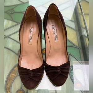 Vintage Oscar de la Renta Brown Women's Shoes Size 36EU